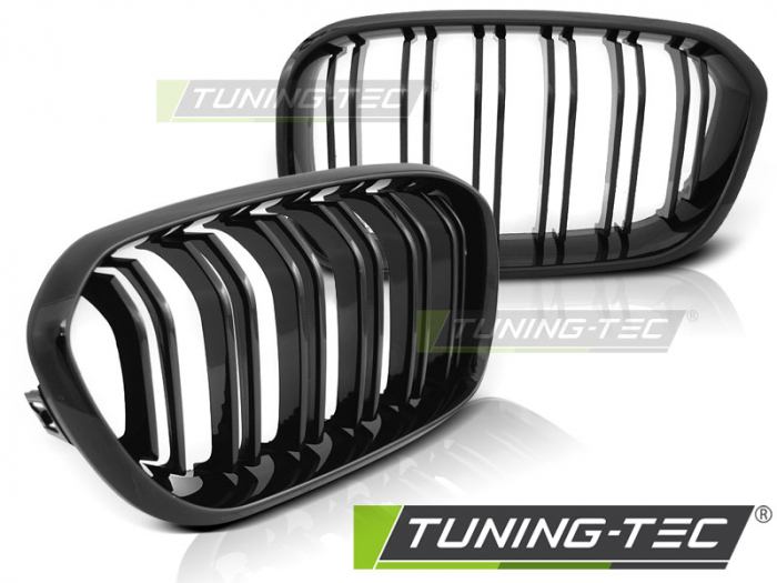 Grila BMW F20 F21 LCI 15-18 negru lucios dublu  [1]