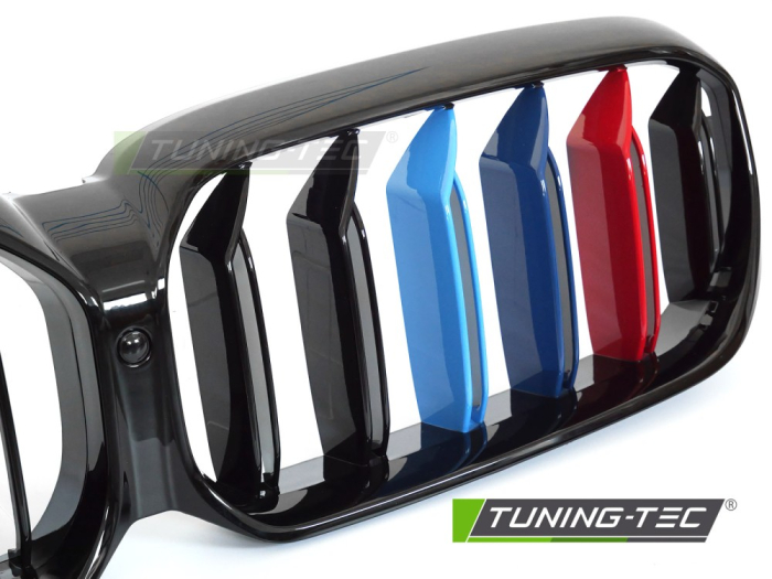Grilă Dublă BMW Seria 5 G30 G31 Benzi Tri-Color [4]