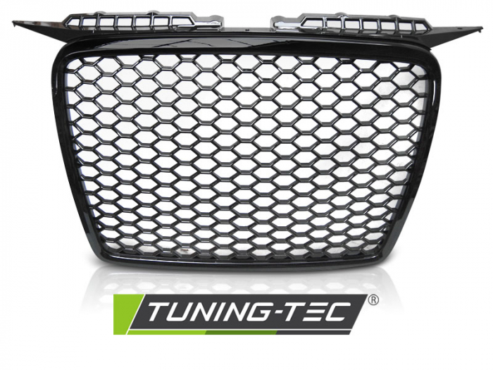 Grila fagure AUDI A3 8P (05-08) LOOK RS3 design negru lucios [2]