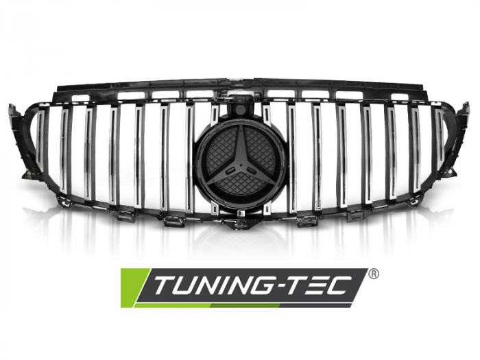 Grila MERCEDES W213 16-18 crom negru GT-R LOOK [2]