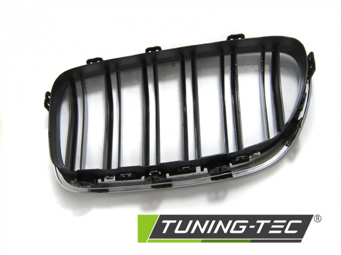 Grila radiator pentru BMW F10/F11 Crom cu negru [4]
