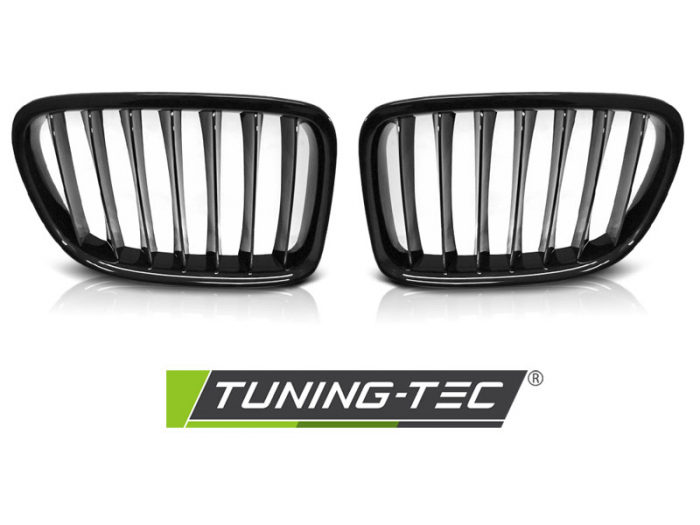Grila radiator pentru BMW X1 E84 LCI 12-14 negru lucios [2]