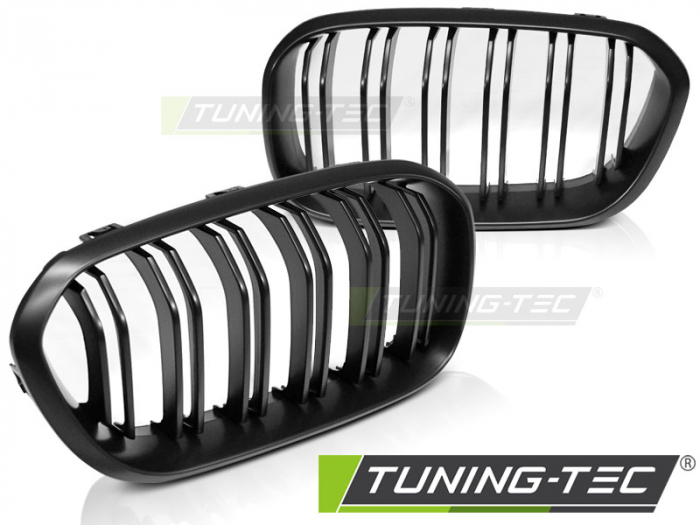Grile duble BMW F20 F21 LCI 15-18 negru mat [1]
