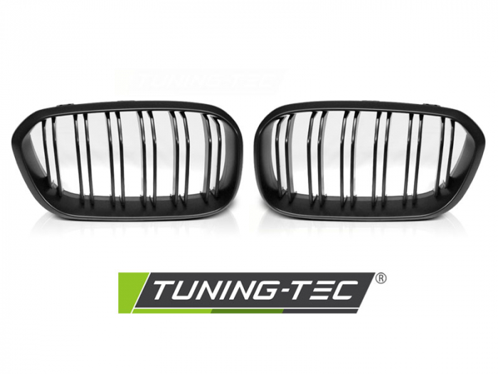 Grile duble BMW F20 F21 LCI 15-18 negru mat [2]