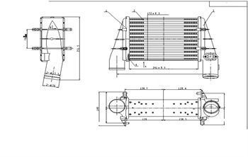 Intercooler de serie pentru Audi A4 B5 si A6, Passat - SLK40AU0001 [2]
