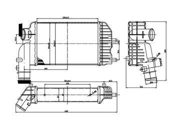 Intercooler de serie pentru Citroen Jumper, Fiat Ducato - SLKFI0001 [2]