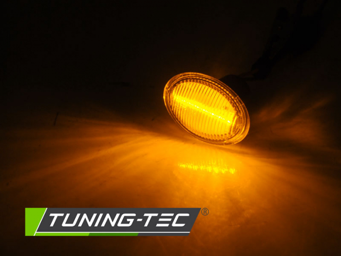 Semnalizari LED FIAT 500 07-/ FORD KA 08-/ LANCIA YPSILON 04- albe [2]
