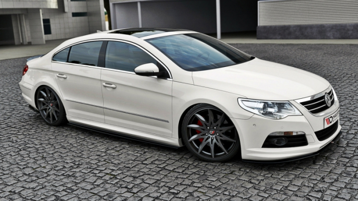 SPLITTER FATA VW PASSAT CC R36 RLINE (PREFACE) negru lucios [4]