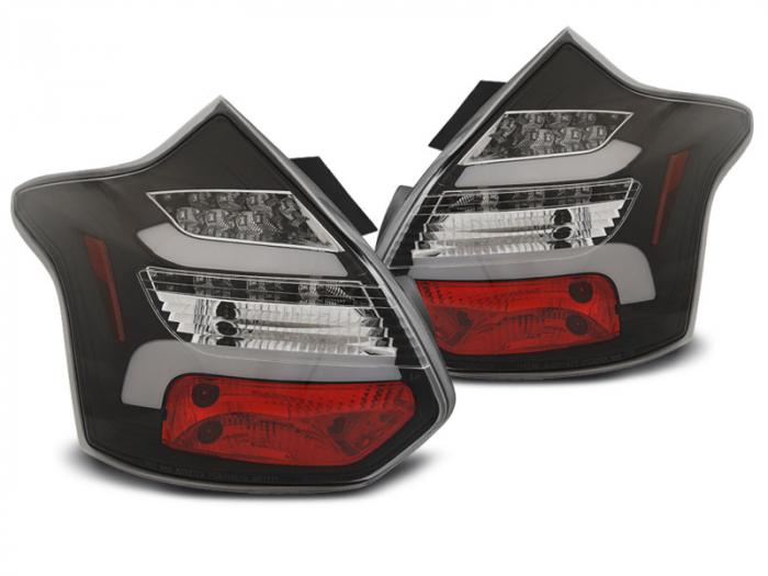 Stopuri FORD FOCUS 3 11-10.14 HATCHBACK NEGRU LED BAR SEQ IND. [1]