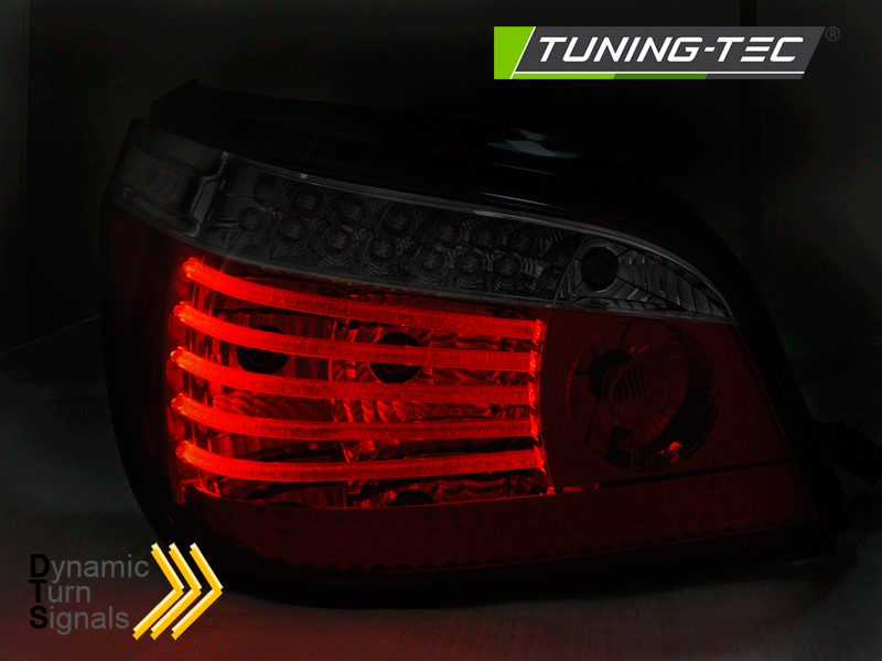 Stopuri LED BMW E60 LCI Red Smoke Dynamic [4]