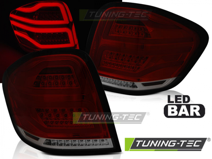Stopuri LED MERCEDES M-KLASA W164 09-11 rosu fumuriu [1]