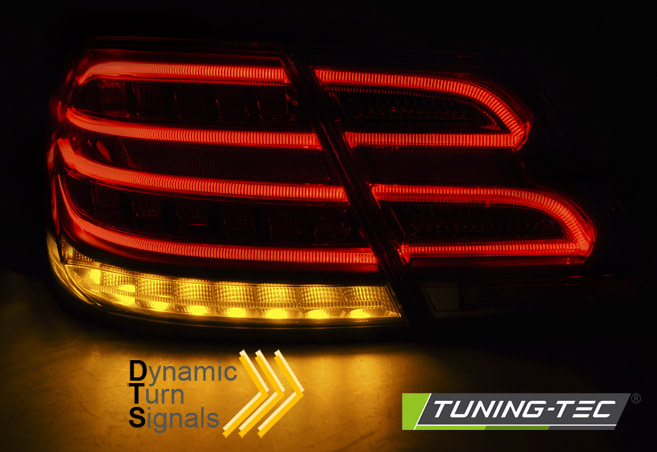 Stopuri MERCEDES W212 E-KLASA 13-16 SEQ ROSU ALB LED [4]