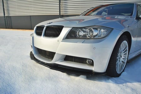 Adaos bara fata - Adaos bara fata pentru BMW 3 E90 MPACK SPLITTER V.1 negru lucios