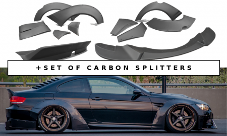 Body kituri - BMW M3 E92 WIDE BODY + SET DE SPLITTERE CARBON