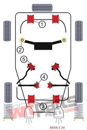 Bucsa bara stabilizatoare pentru BMW E36, BMW E34 23mm - 84BM019 [1]