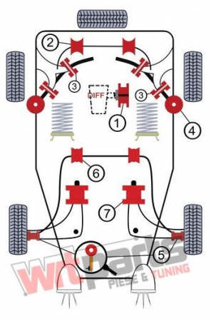 Bucsa bara stabilizatoare pentru BMW Seria 3 E30 si E36 14mm - 84BM003 [1]