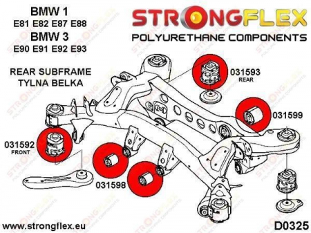 Bucsa poliuretan axa spate pentru BMW E90, BMW E91 - 031592B [1]