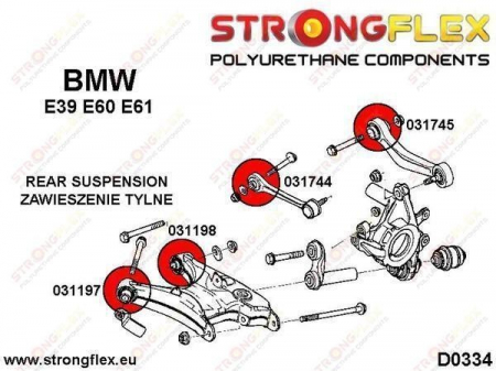 Bucsa poliuretan sport axa spate pentru BMW E60, BMW E39 - 031197A [1]