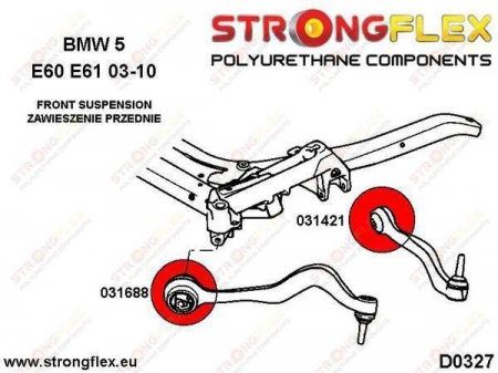 Bucsa poliuretan sport brat fata pentru BMW E60, BMW E39 - 031421A [1]