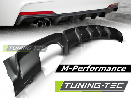 Adaos bara spate - Difuzor bara spate BMW F30 F31 MP SINGLE OUTLET TWIN MUFFLER