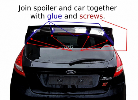 Eleron haion FORD FIESTA MK7 (FOCUS RS LOOK) [7]