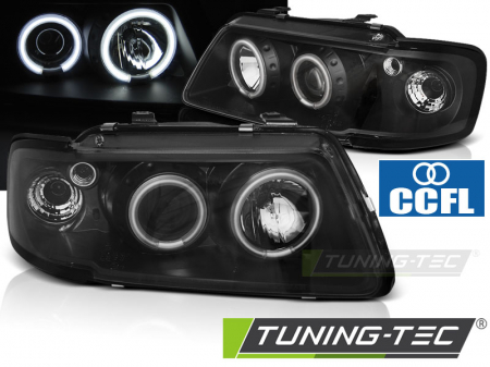 Faruri - Faruri AUDI A3 8L 08.96-08.00 ANGEL EYES CCFL NEGRU