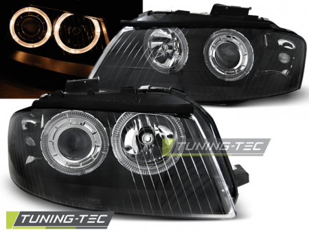 Faruri - Faruri AUDI A3 8P 05.03-03.08 ANGEL EYES NEGRU