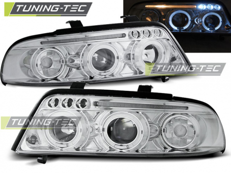 Faruri - Faruri AUDI A4 01.99-09.00 ANGEL EYES CROM