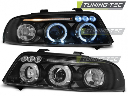 Faruri - Faruri AUDI A4 01.99-09.00 ANGEL EYES NEGRU