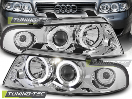 Faruri - Faruri AUDI A4 11.94-12.98 ANGEL EYES CROM