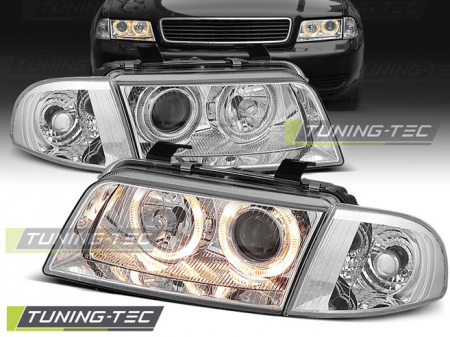 Faruri - Faruri AUDI A4 11.94-12.98 ANGEL EYES CROM