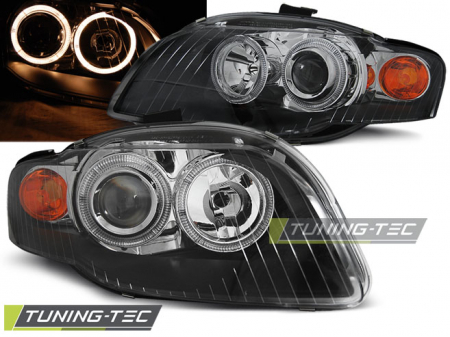 Faruri - Faruri AUDI A4 B7 11.04-03.08 ANGEL EYES NEGRU