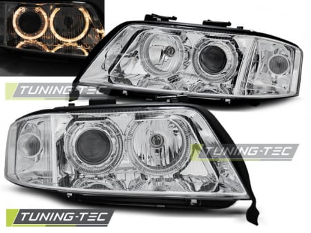 Faruri - Faruri AUDI A6 06.01-05.04 ANGEL EYES CROM