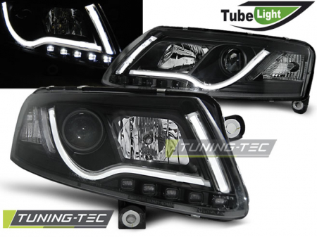 Faruri - Faruri AUDI A6 C6 04.04-08 LED TUBE LIGHTS NEGRU