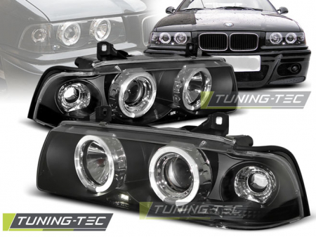 Faruri - Faruri BMW E36 12.90-08.99 ENGEL EYES NEGRU