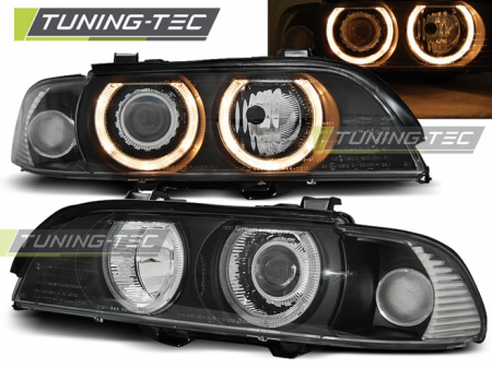 Faruri - Faruri BMW E39 09.95-06.03 ANGEL EYES D2S/H7 NEGRU