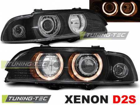 Faruri - Faruri BMW E39 09.95-06.03 ANGEL EYES D2S/H7 NEGRU