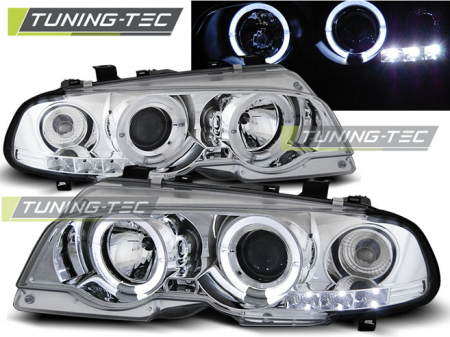 Faruri BMW E46 04.99-03.03 COUPE ANGEL EYES CROM