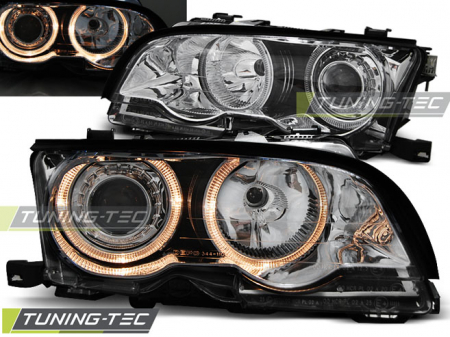 Faruri BMW E46 09.01-03.03 COUPE CABRIO ANGEL EYES CROM