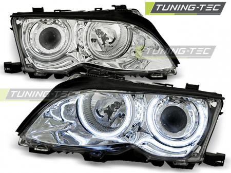 Faruri BMW E46 09.01-03.05 ANGEL EYES CROM