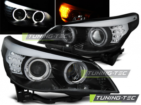 Faruri - Faruri BMW E60/E61 03-07 NEGRU LED INDIC.