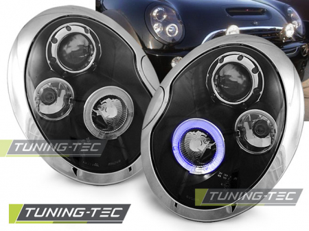 Faruri - Faruri BMW MINI (COOPER) 05.01-10.06 ANGEL EYES NEGRU
