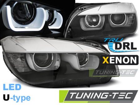 Faruri - Faruri  BMW X1 E84 08.12-01.14 TUBE LIGHT NEGRU XENON