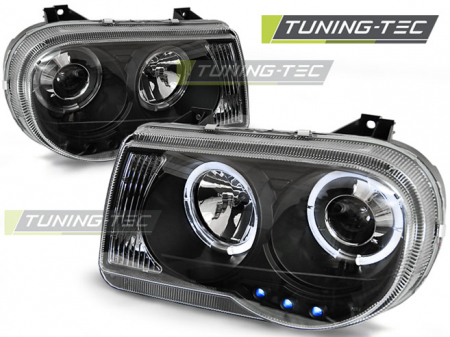 Faruri - Faruri CHRYSLER 300C 05-10 ANGEL EYES NEGRU