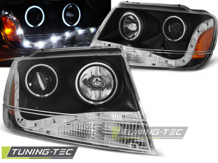 Faruri - Faruri CHRYSLER JEEP GRAND CHEROKEE 99-05.05 DAYLIGHT NEGRU