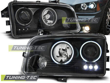 Faruri - Faruri DODGE CHARGER LX 06-10 ANGEL EYES CCFL NEGRU