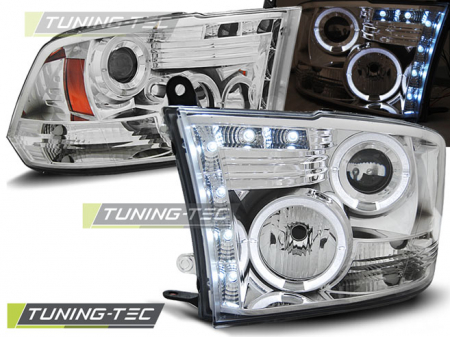 Faruri - Faruri DODGE RAM 09-11 ANGEL EYES CROM