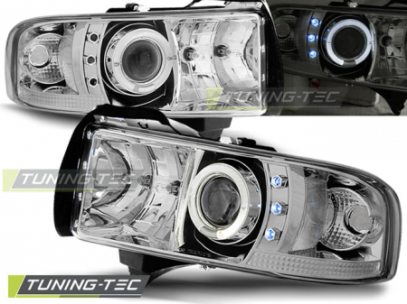 Faruri - Faruri DODGE RAM 94-01 ANGEL EYES CROM