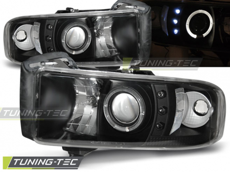 Faruri - Faruri DODGE RAM 94-01 ANGEL EYES NEGRU