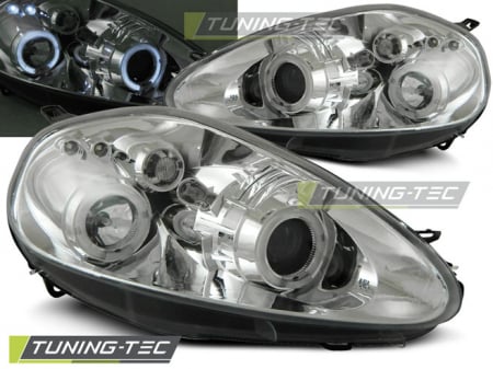 Faruri - Faruri FIAT GRANDE PUNTO 09.05-08 ANGEL EYES CROM